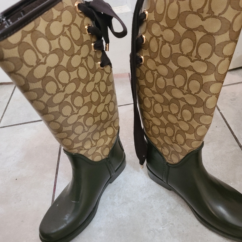 Women's Coach Rain Boots